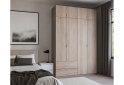 Obrázek 2 - Skříň čtyřdveřová Lukas 180x50x240 cm dub sonoma