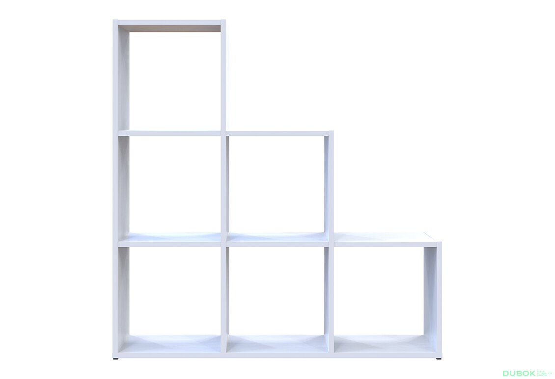 Obrázek 2 - Regál otevřený Step 3х3 102.6х28.8х106.1 bílý