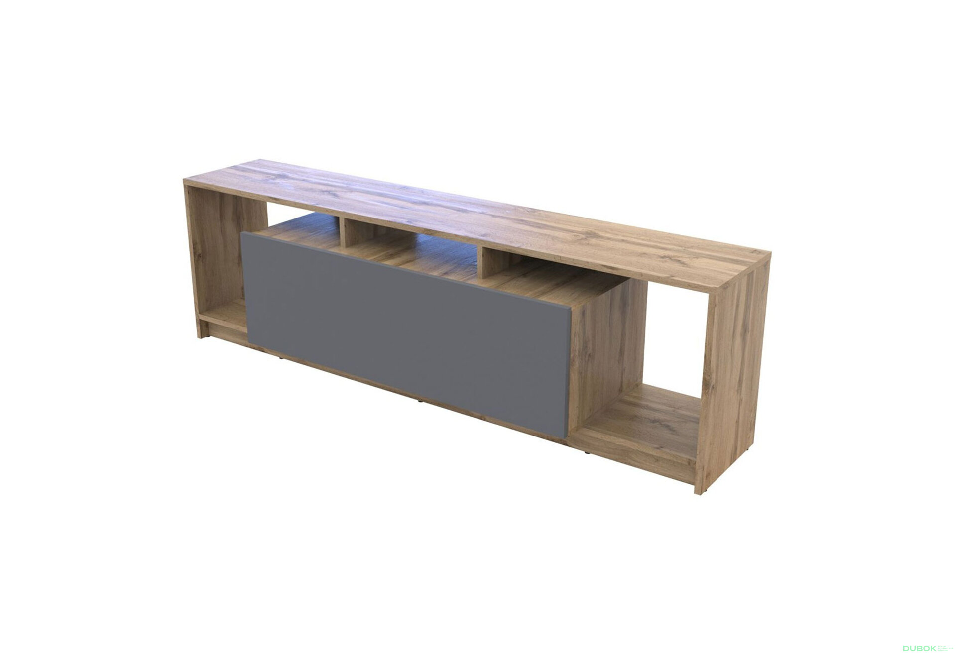 Obrázek 5 - TV stolek U1 tajo / grafit dřevotříska 160x38x48