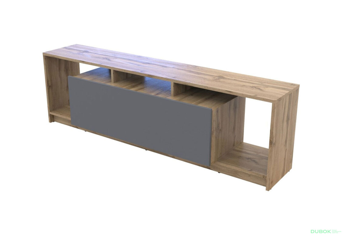 Obrázek 5 - TV stolek U1 tajo / grafit dřevotříska 160x38x48