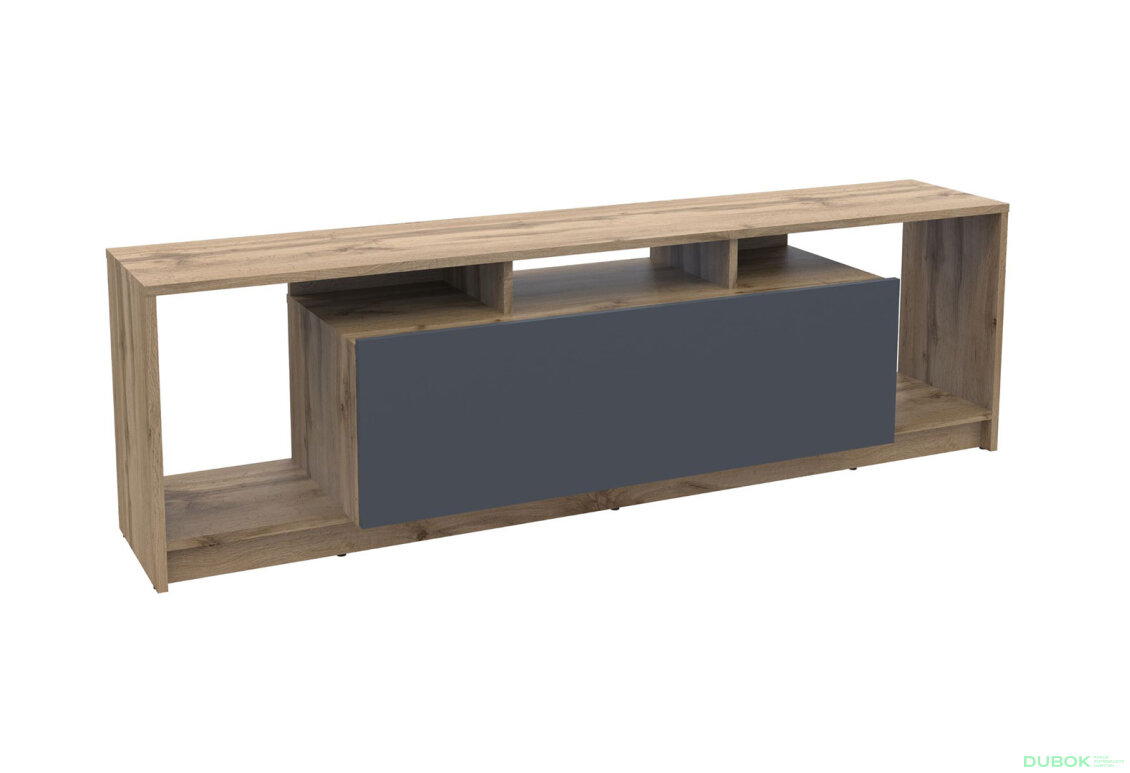 Obrázek 6 - TV stolek U1 tajo / grafit dřevotříska 160x38x48