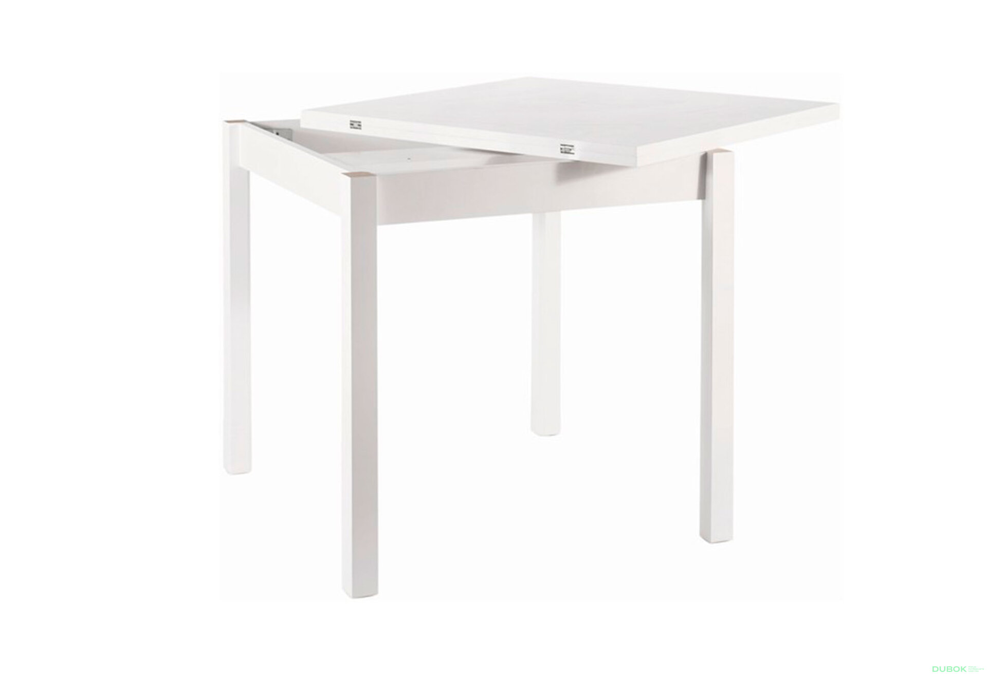 Obrázek 5 - Stůl Flip 80(160)x80 bílý mat