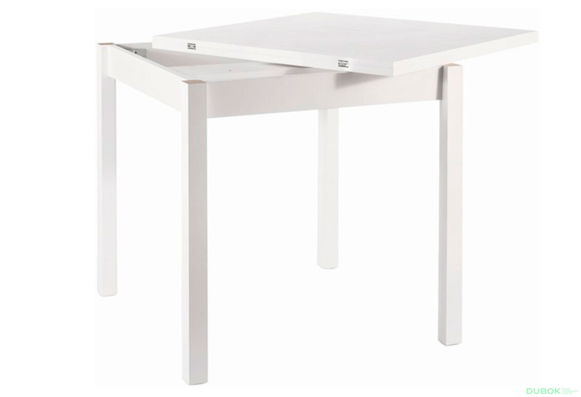 Obrázek 5 - Stůl Flip 80(160)x80 bílý mat