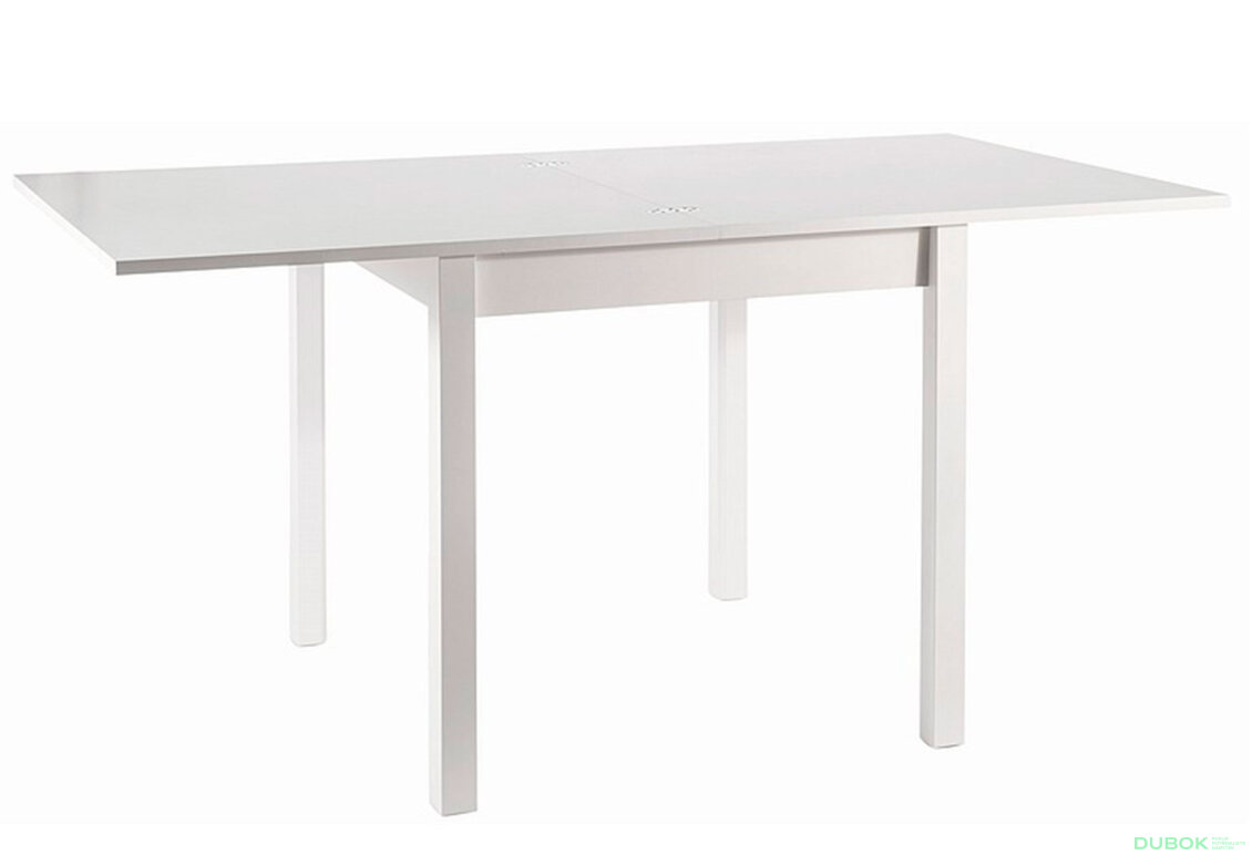 Obrázek 4 - Stůl Flip 80(160)x80 bílý mat