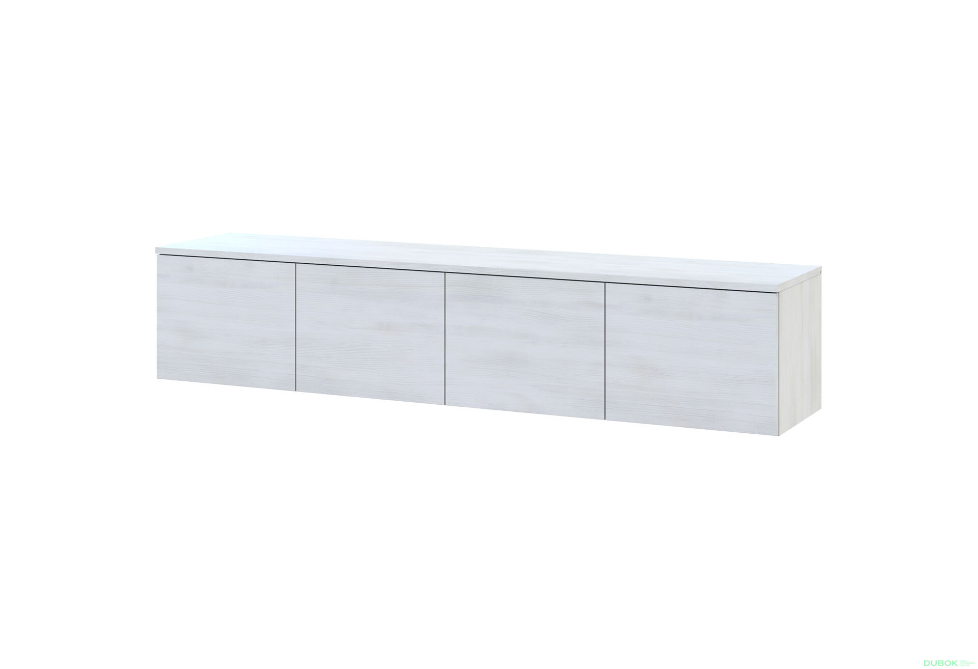 Obrázek 1 - TV stolek Levía bílý strom 4dv 160x35x33
