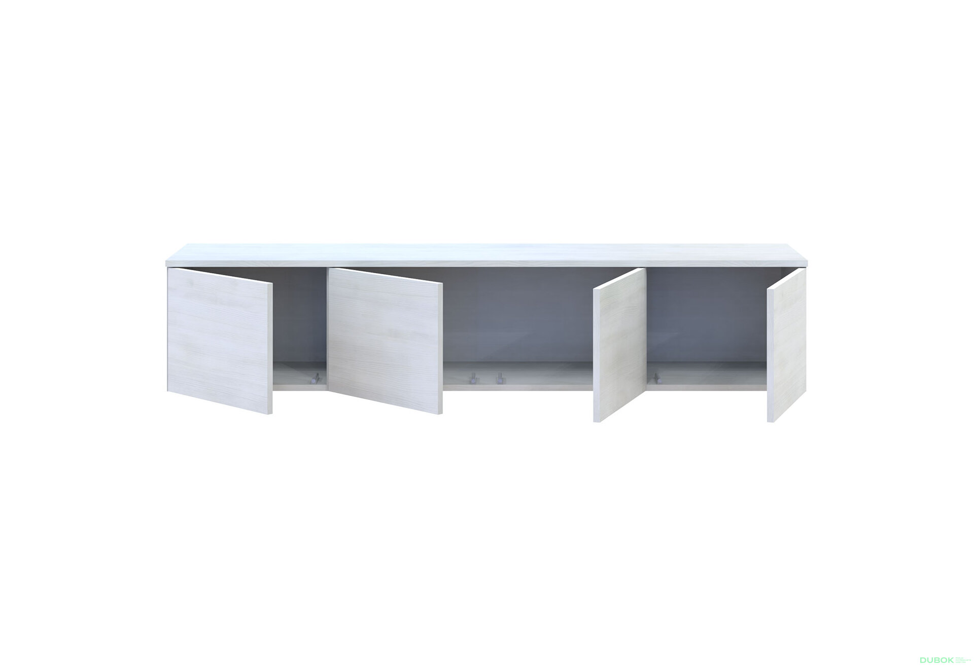 Obrázek 5 - TV stolek Levía bílý strom 4dv 160x35x33
