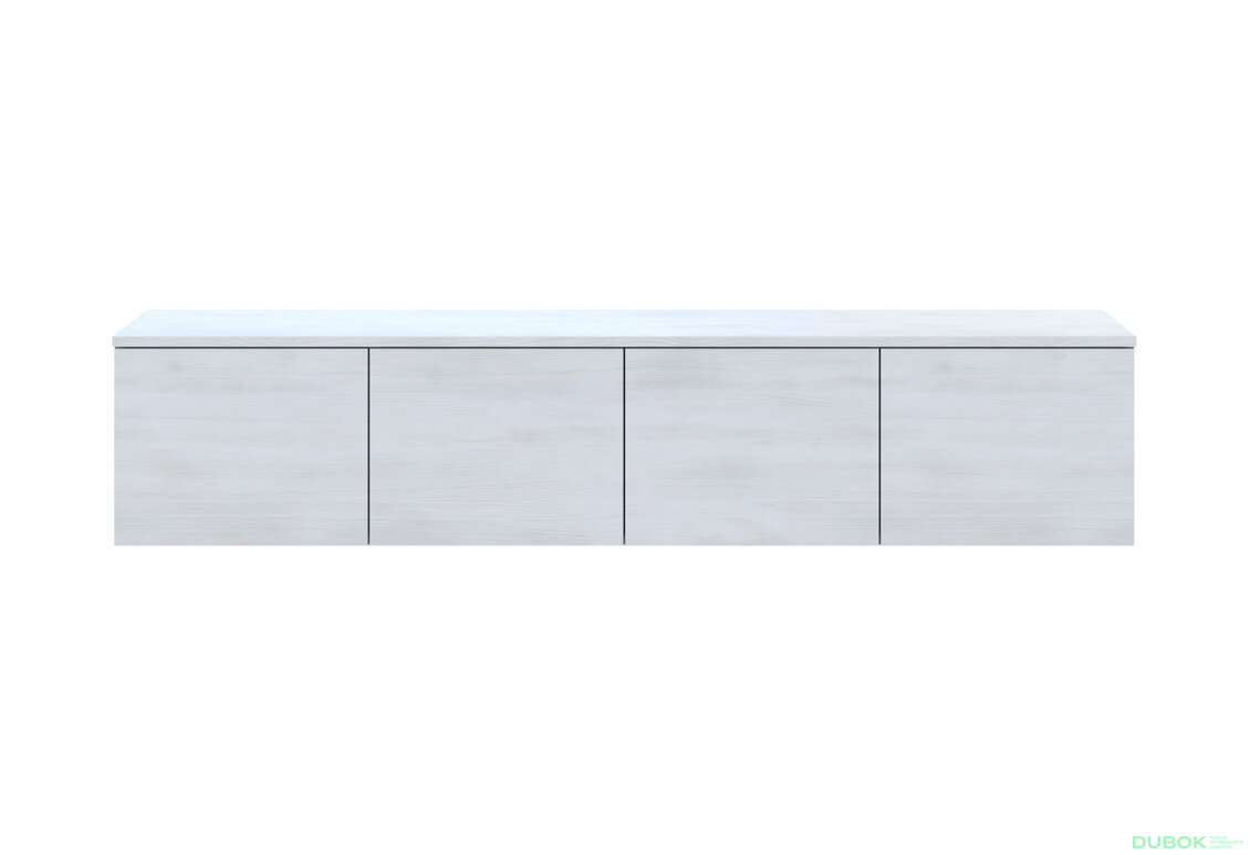 Obrázek 3 - TV stolek Levía bílý strom 4dv 160x35x33