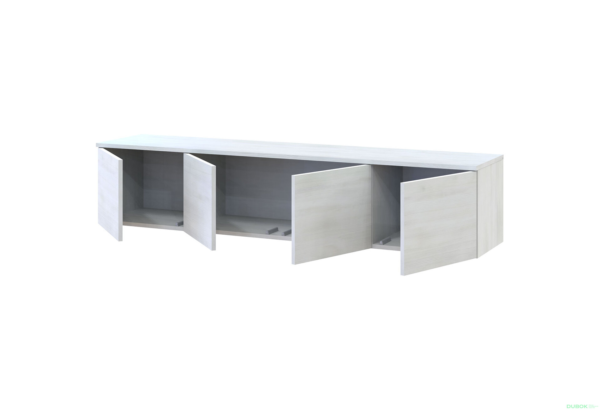 Obrázek 6 - TV stolek Levía bílý strom 4dv 160x35x33