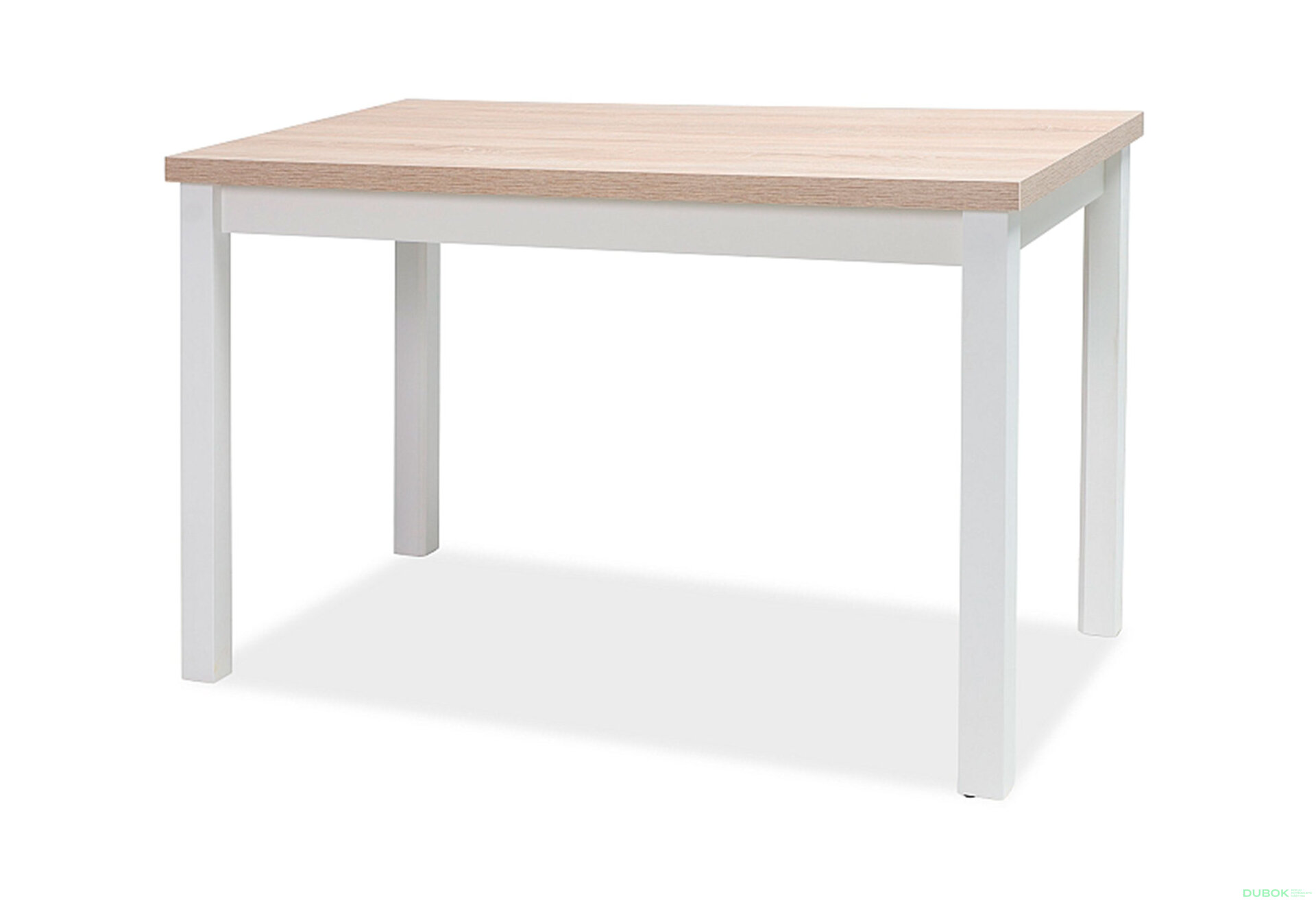 Obrázek 1 - Stůl Adam 100x60 dub sonoma / bílý mat