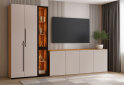Obrázek 1 - Obývací sestava 280 cm s komodami dub appalačský / kašmír Space