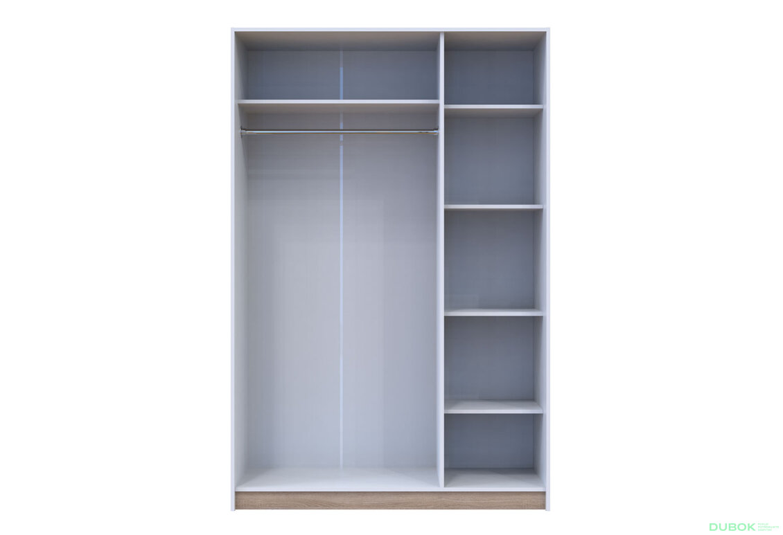 Obrázek 6 - Skříň Austin 3 LTD 135 cm, bílá