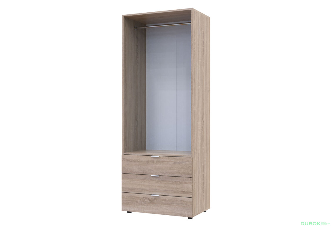 Obrázek 3 - Skříň dvoudveřová Gelar 77.5 cm Dub sonoma