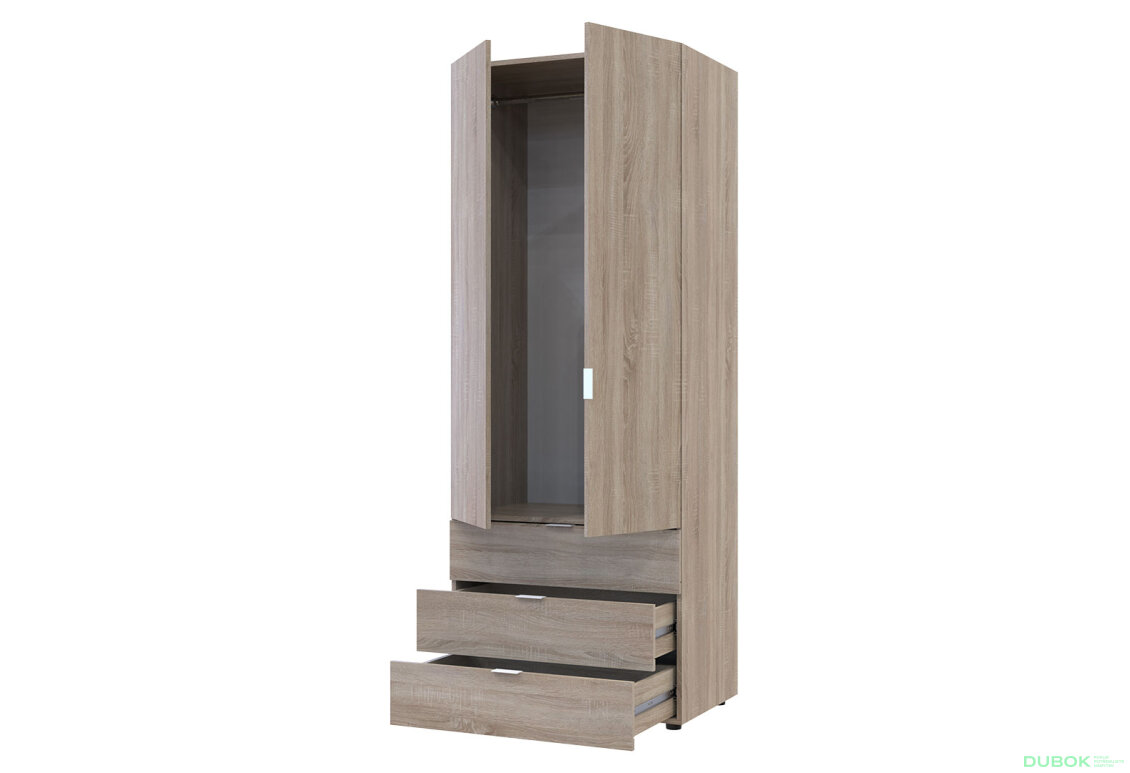 Obrázek 5 - Skříň dvoudveřová Gelar 77.5 cm Dub sonoma
