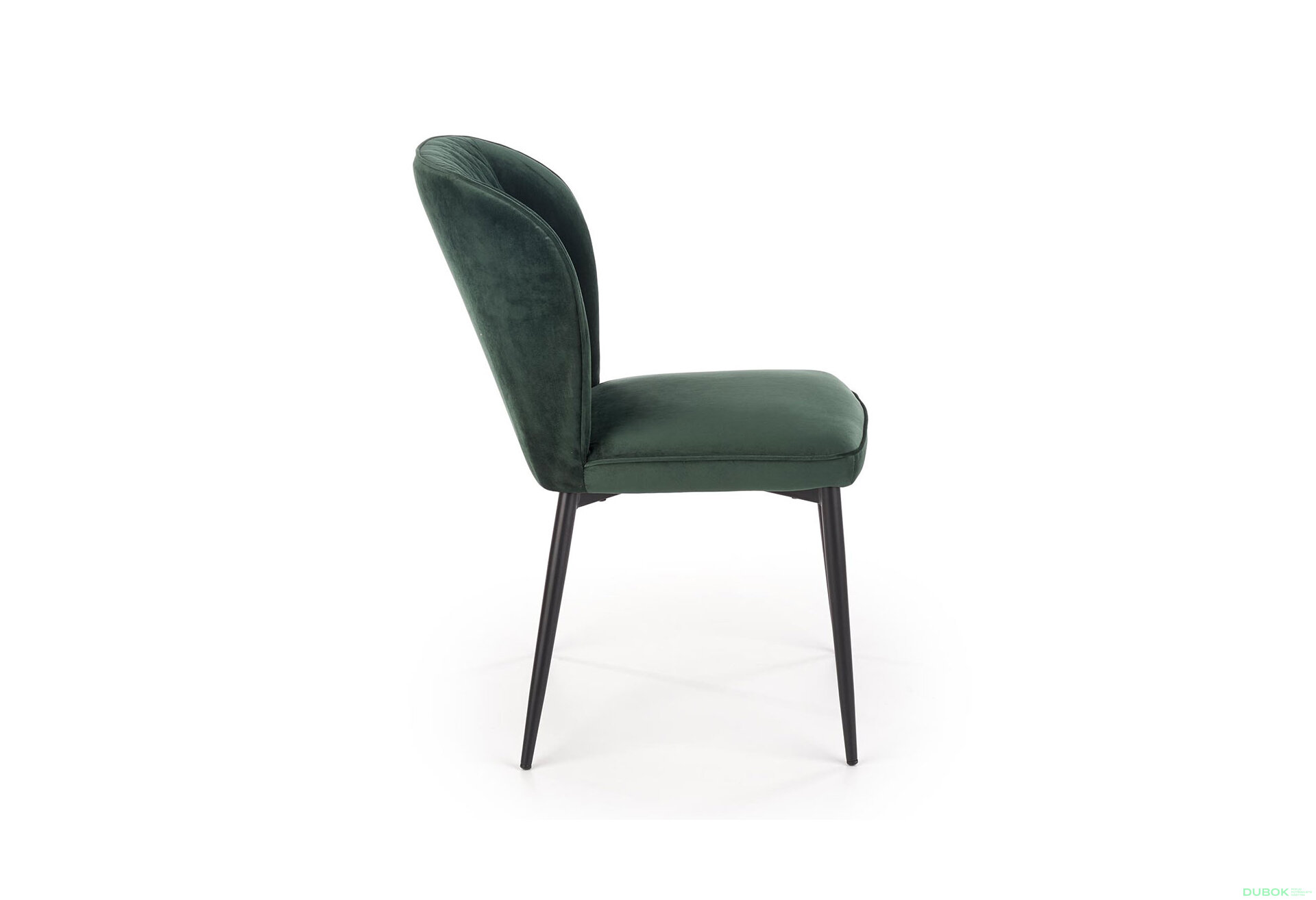 Obrázek 4 - Židle K399 černý kov / látka ciemny zielony