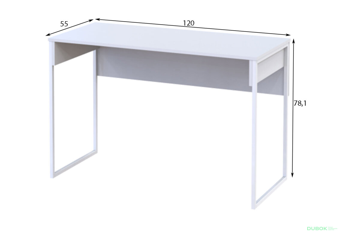 Obrázek 4 - Psací stůl Bart Lite 120 cm Dub sonoma