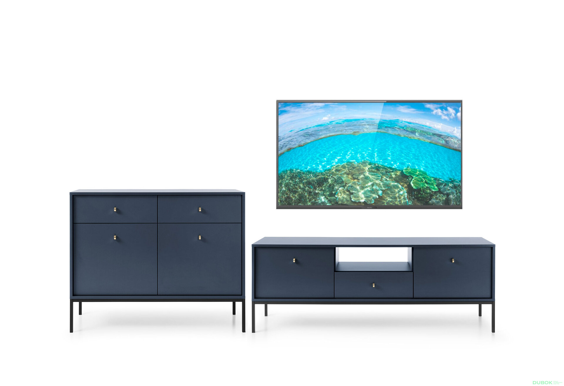 Obrázek 1 - Obývací sestava 2.6 m TV Mono granat