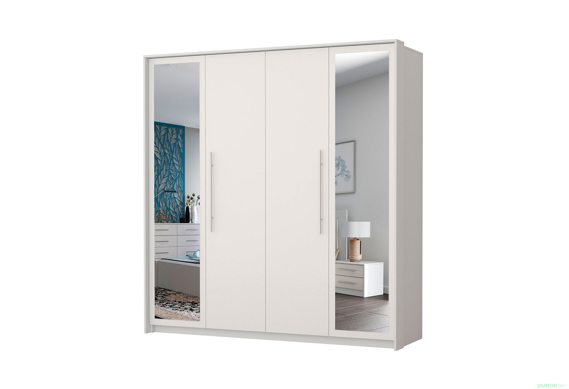 Obrázek 2201 - Ložnicová sestava 4D Aurelia silk / bílý