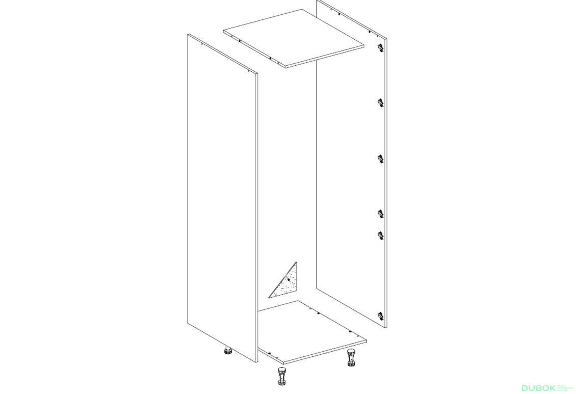 Korpus P 60 L (h-920)