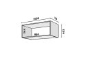 Obrázek 2 - Modul №21 A-1000x400 DTD 18 mm dub appalache
