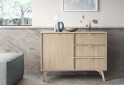Obrázek 4 - Komoda KSZD106 Forest béžový písek / skandinávský smrk