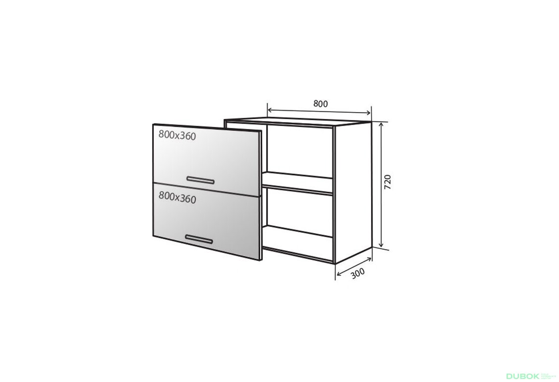 V21 Vitrážová skříňka 80 MóDa Lux / MoDa Luxe