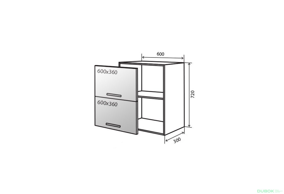 V20 Vitrina 60 MóDa Lux / MoDa Luxe