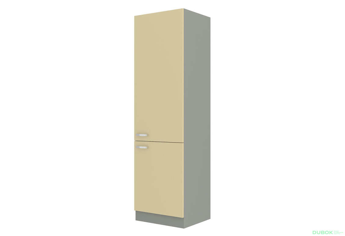 Obrázek 5098 - Kuchyňská sestava 2.6x2.7 m Karmen šedý platinový / krémový lesk
