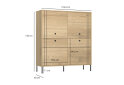 Obrázek 4 - Nízký regál 4d [02] dub cremona Cross Line