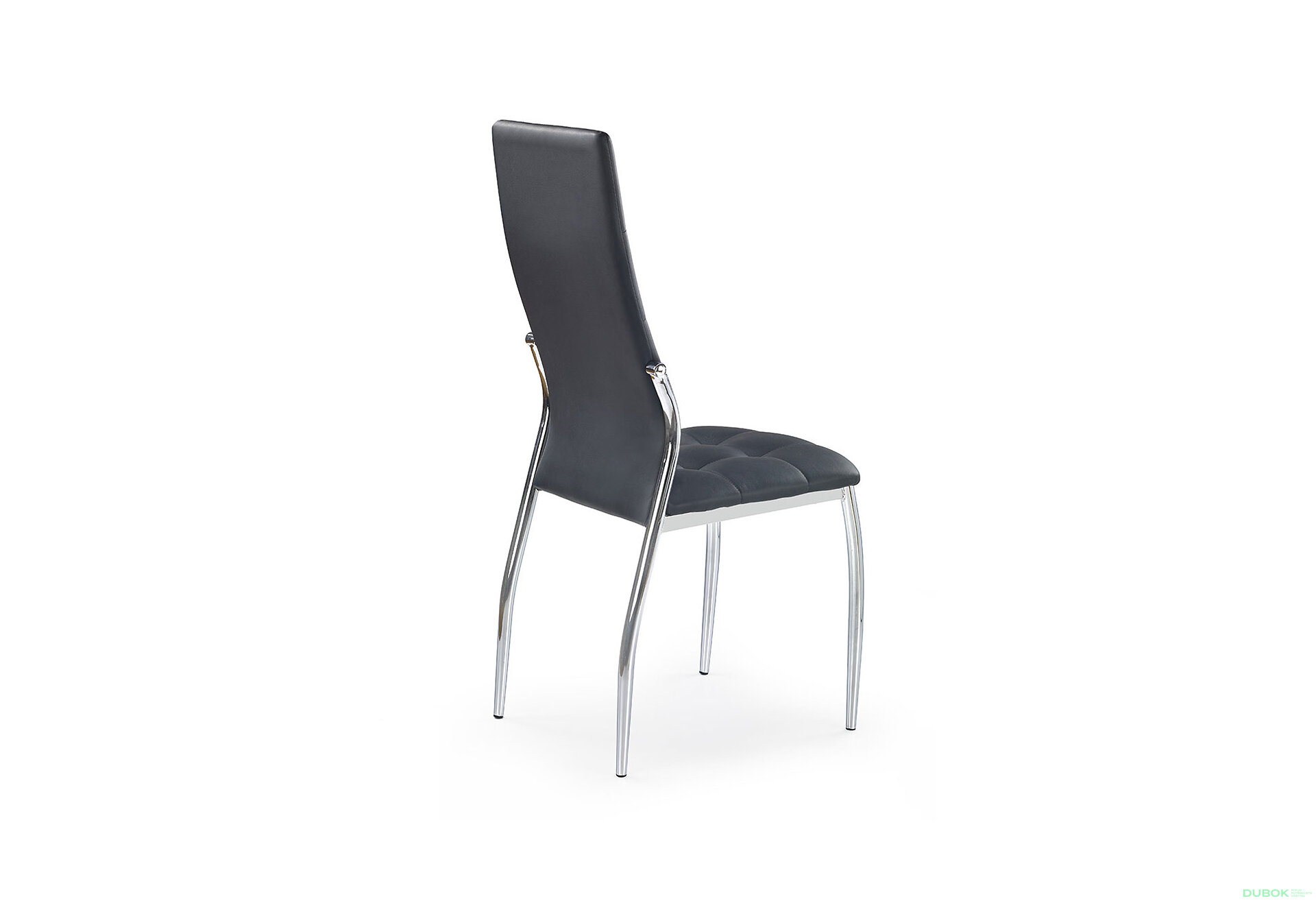Obrázek 2 - Židle K209 chrom / černá ekokůže