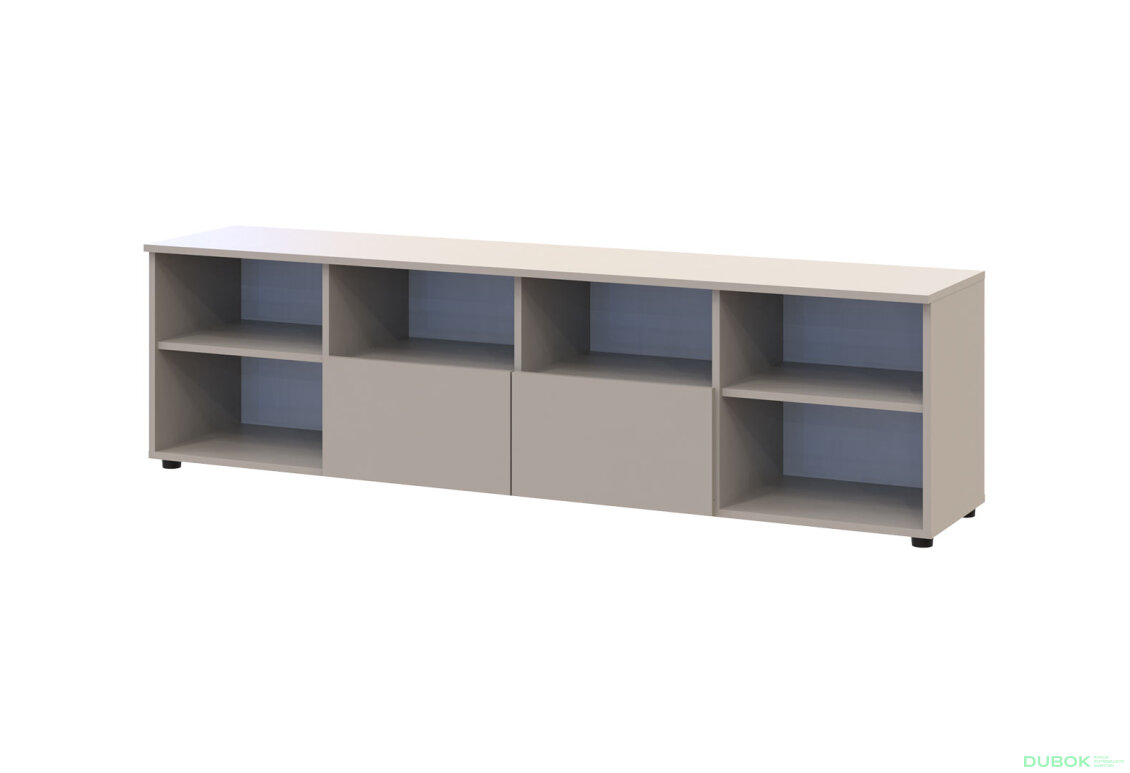 Obrázek 5 - TV stolek s dvířky a zásuvkami Ron 4 180 cm kašmír