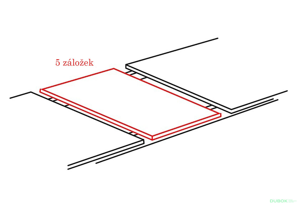 Obrázek 6 - Stůl Reno 60(300)x90 bílý mat