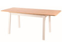 Obrázek 1 - Stůl Ikar 125(165)x75 dub artisan / bílý