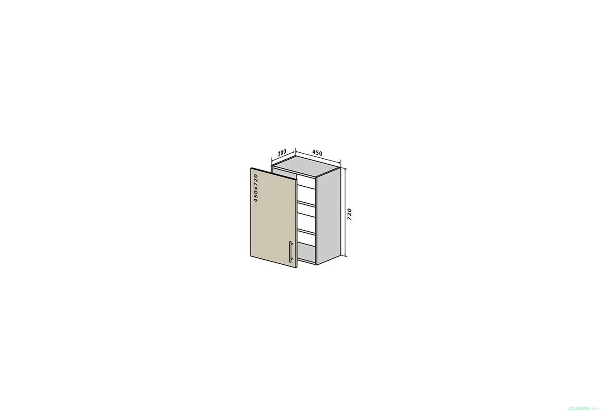 Obrázek 1 - V4 Skříňka 1D 45 Interno Luxe