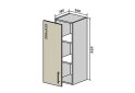 Obrázek 1 - V42 Skříňka 1D 30 Interno Luxe