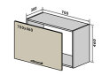 Obrázek 1 - V85 Skříňka nad digestoř 70 Interno Glaňec Luxe
