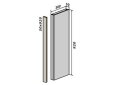 Obrázek 1 - V40 záslepka (horní) 92 Interno Glaňec Luxe