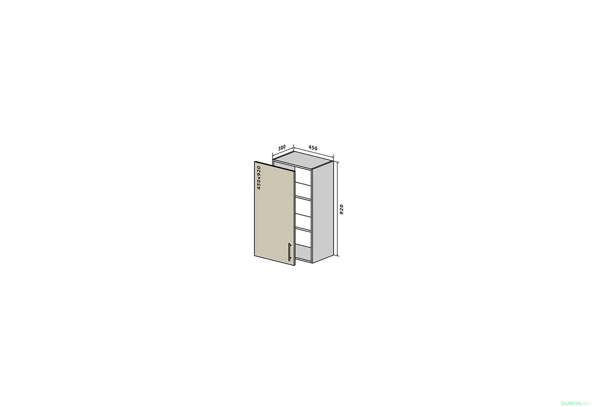 Obrázek 1 - V44 Skříňka 1D 45 Interno Glaňec Luxe