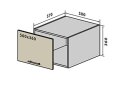 Obrázek 1 - V62 Skříňka nad digestoř 50 Interno Glaňec Luxe
