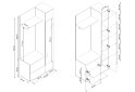 Obrázek 3 - Předsíňová sestava Green dub artisan