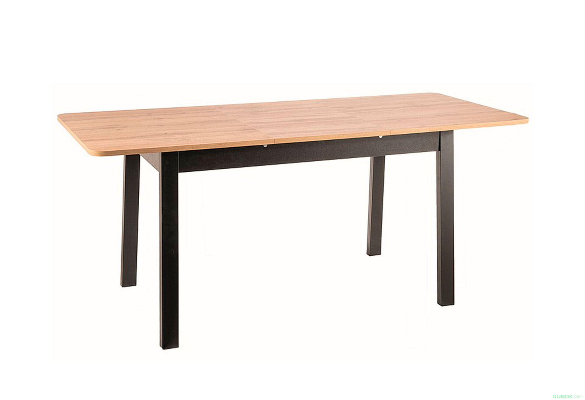 Obrázek 3 - Stůl Ikar 125(165)x75 dub artisan / černý