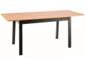 Obrázek 3 - Stůl Ikar 125(165)x75 dub artisan / černý