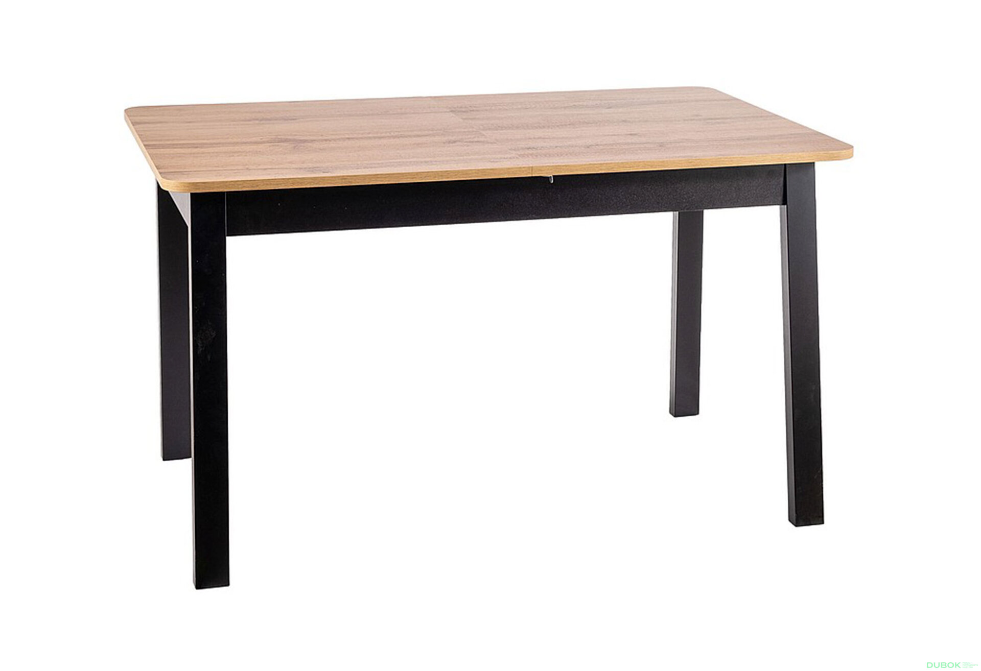 Obrázek 2 - Stůl Ikar 125(165)x75 dub artisan / černý