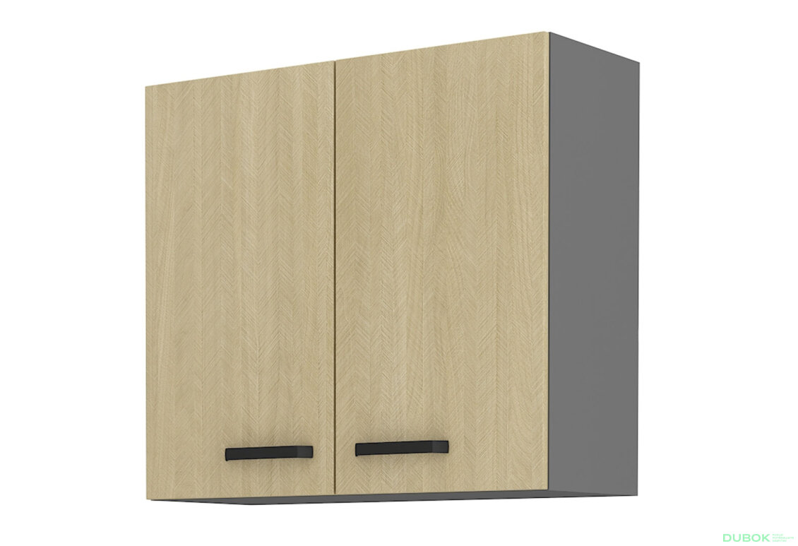 Obrázek 5181 - Kuchyňská sestava 2.6 m (II) Nessa antracit / Scandi Storaz-Lempert