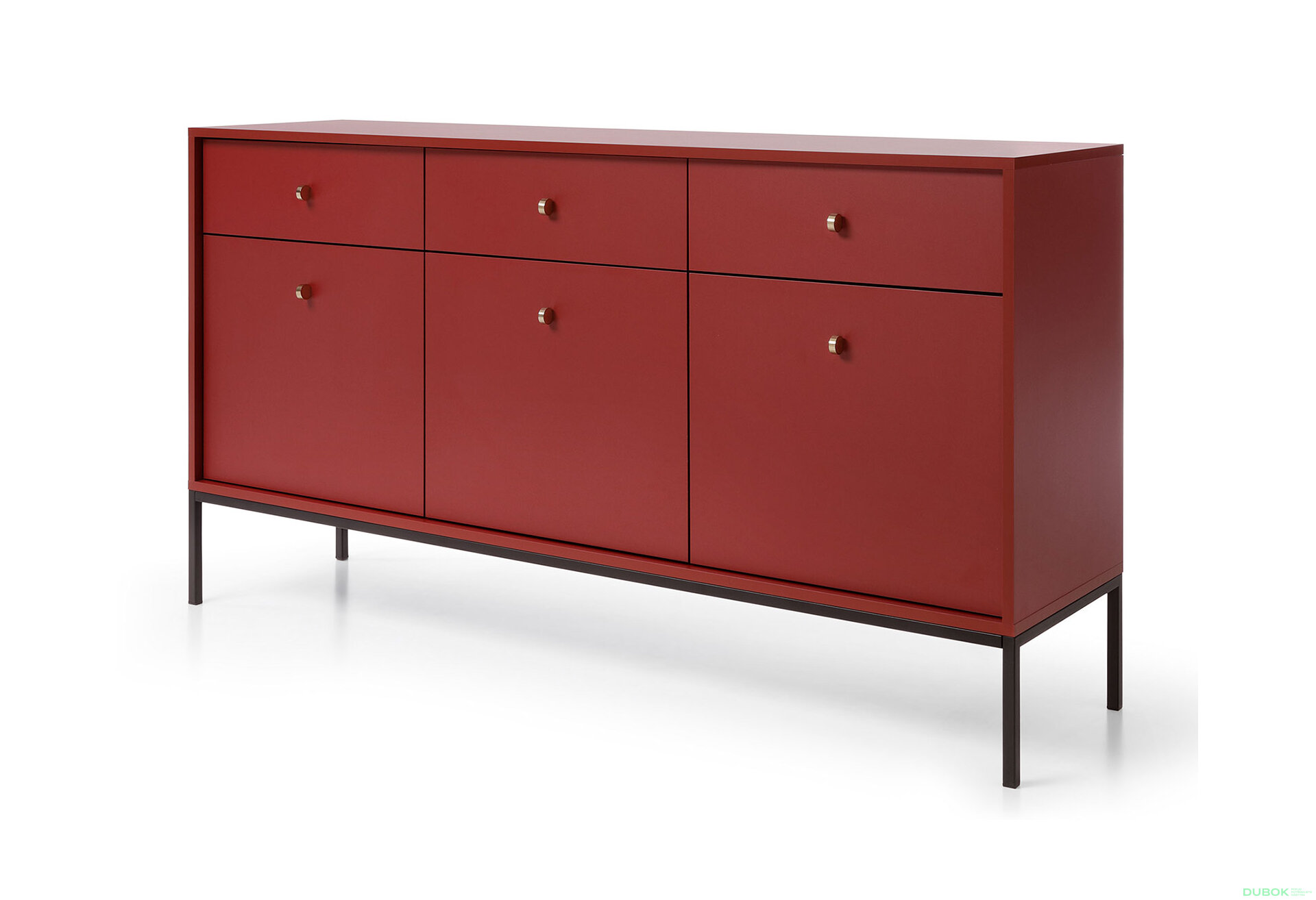 Obrázek 1610 - Obývací sestava 2.6 Komoda Mono bordo
