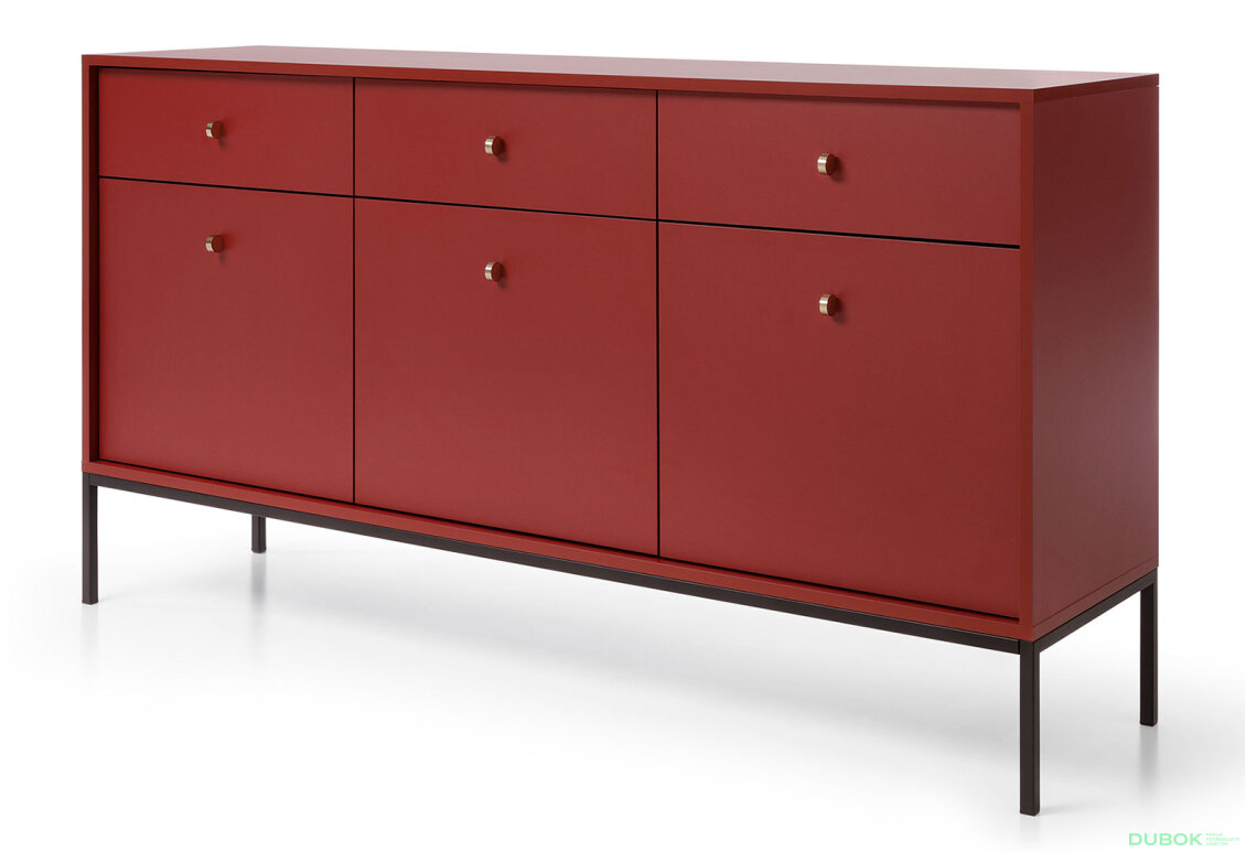 Obrázek 1610 - Obývací sestava 2.6 Komoda Mono bordo