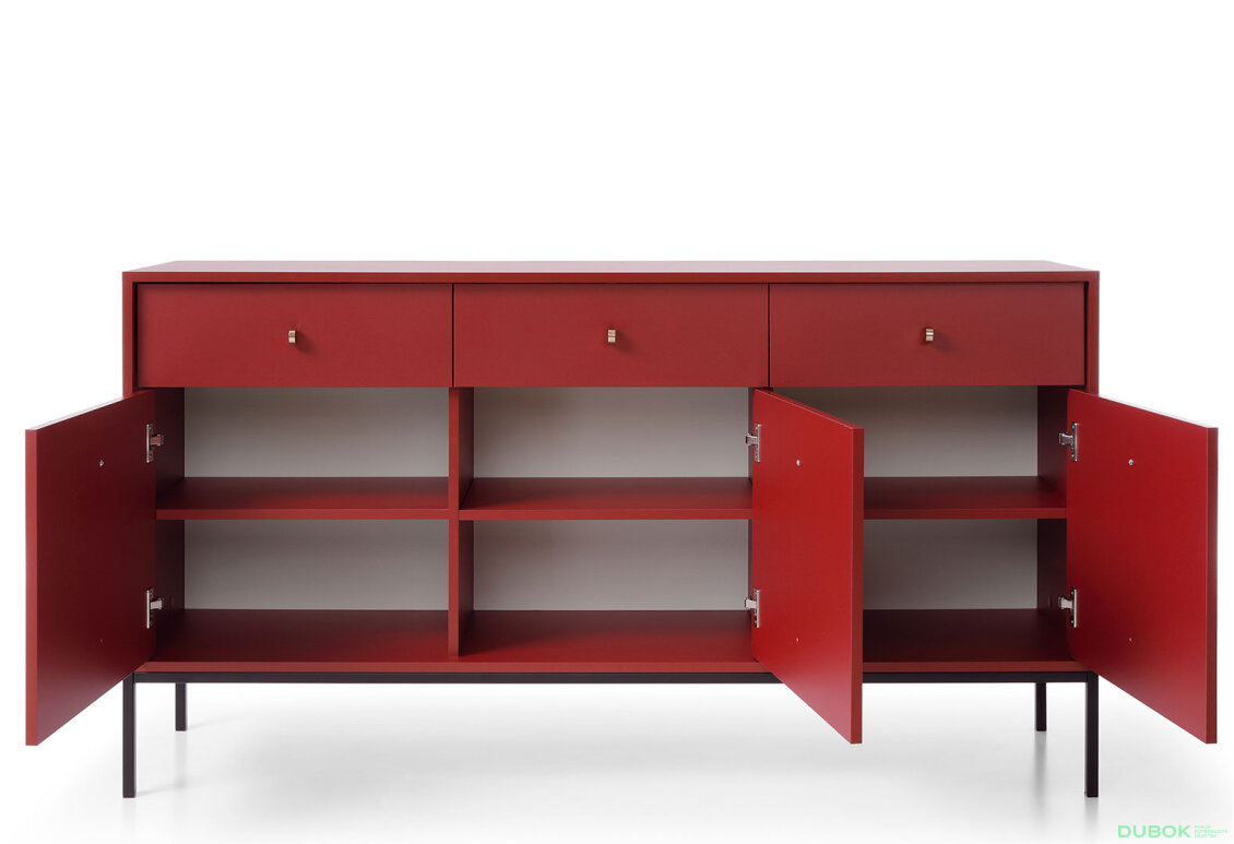 Obrázek 4 - Komoda MKSZ154 Mono bordo
