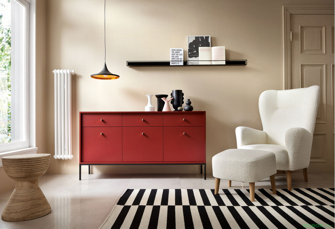 Obrázek 11 - Komoda MKSZ154 Mono bordo