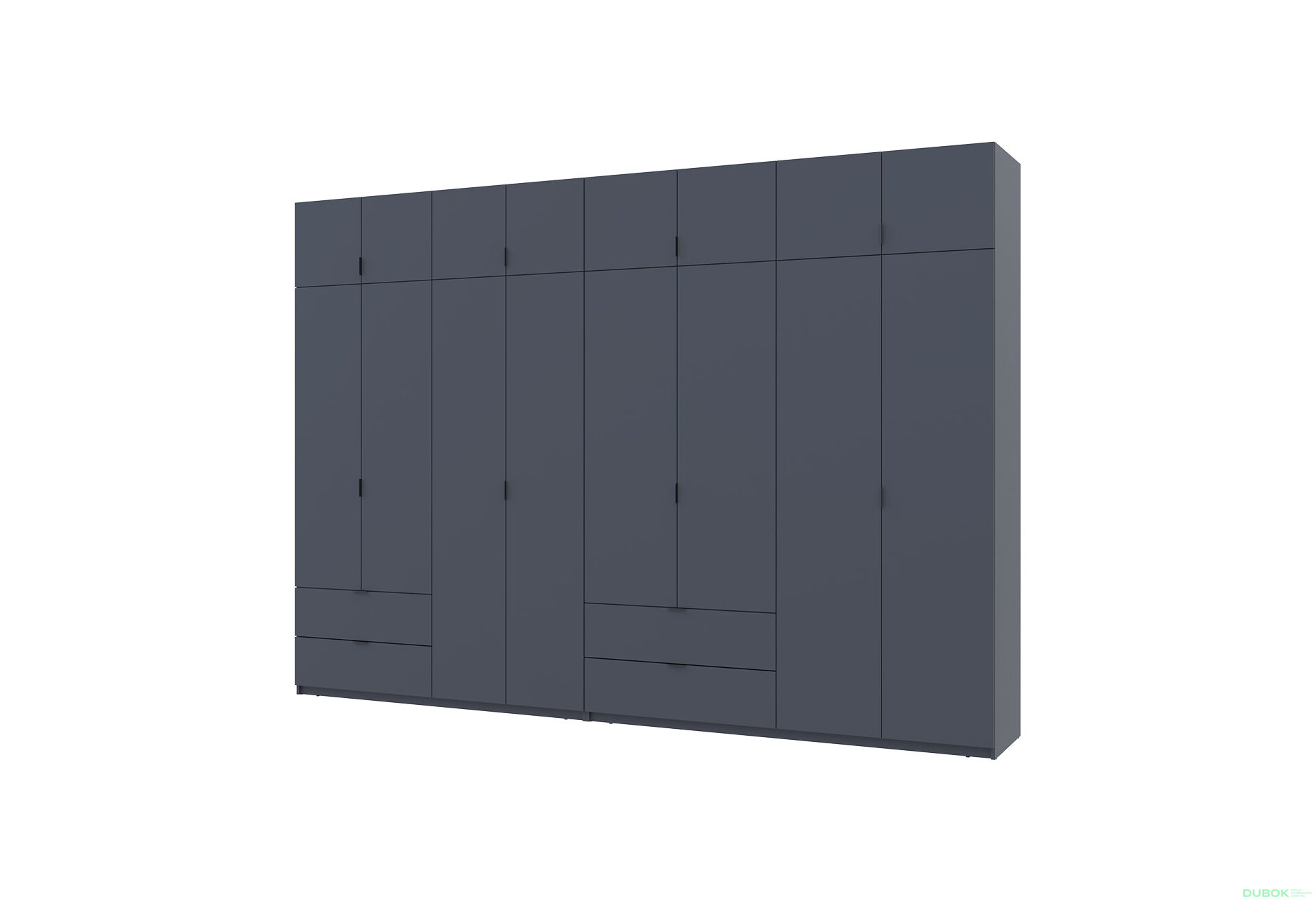 Obrázek 1 - Skříň Lukas 4+4 DT 340 grafit