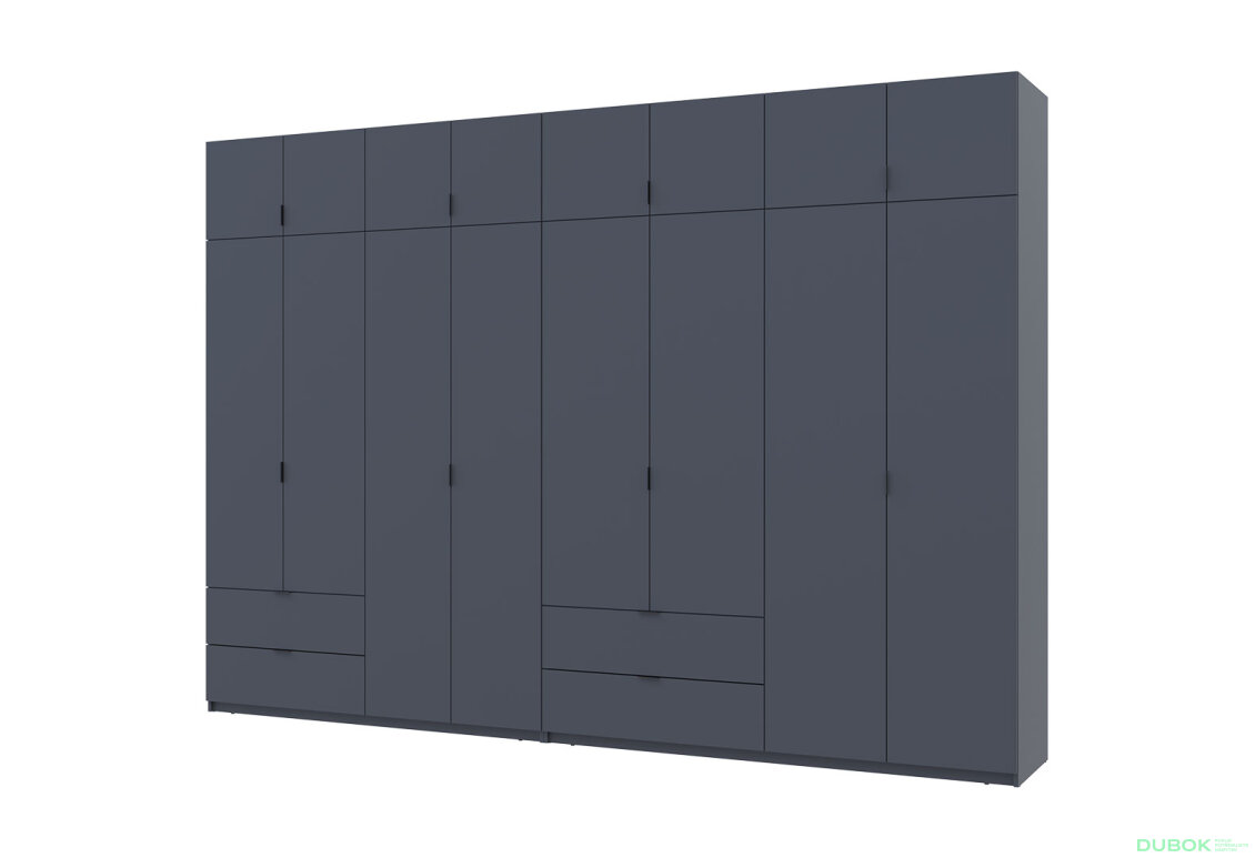 Skříň Lukas 4+4 DT 340 grafit