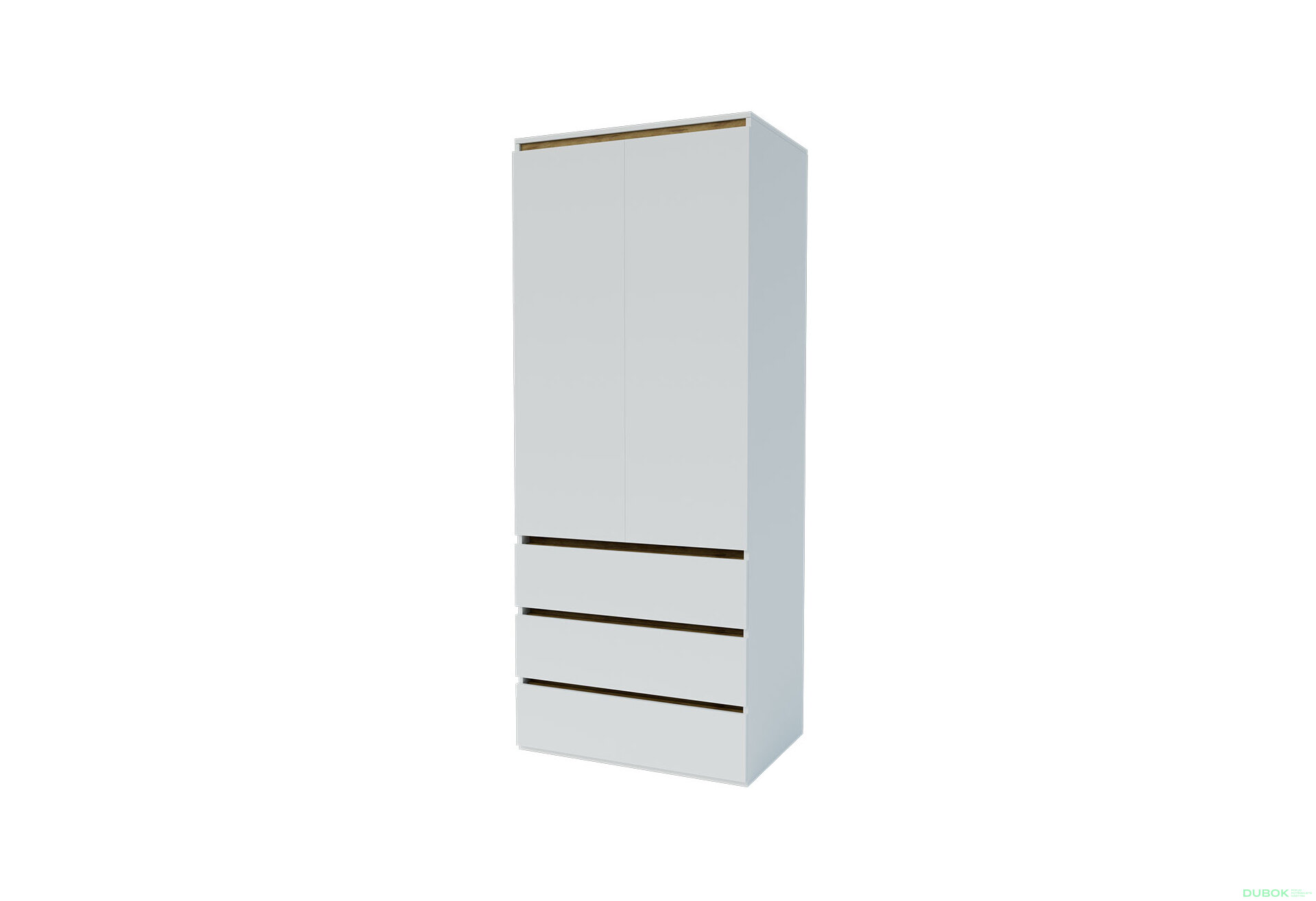 Obrázek 1 - Skříň Idea 800/2100/570 tyč nymphaea alba / dub artisan